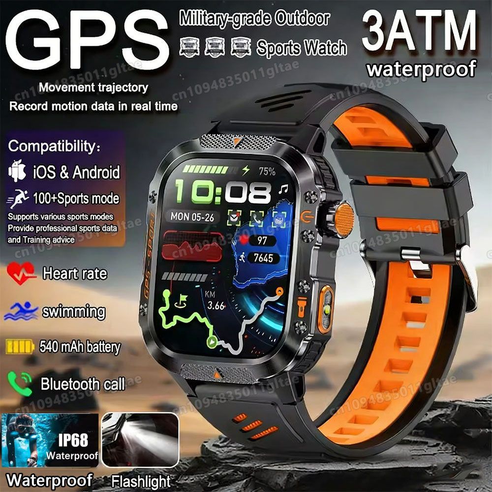 Phase Esports & Gaming Festival - 2026 Novo Smartwatch Militar Masculino com