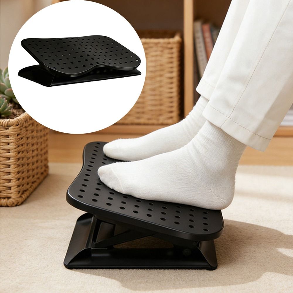 Apoio de pés ergonómico para c - Footrest Under Desk avaliação e preço